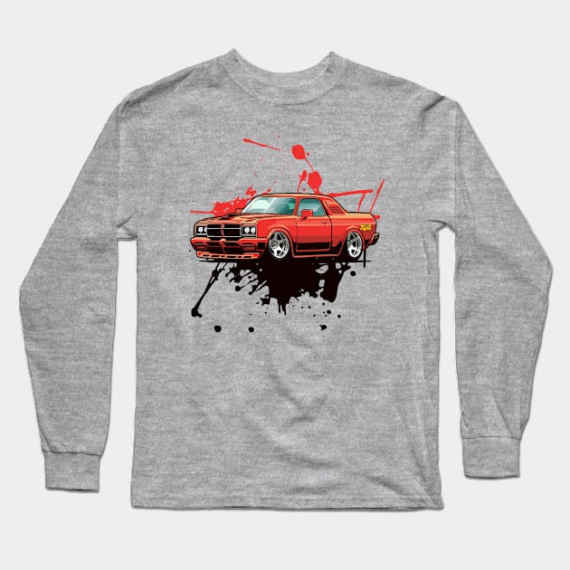 Customized Classic Cars Long Sleeve T-Shirt by irfankokabi